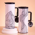 Wave White Flasks