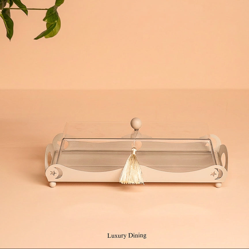 Hilal Rectangle Plate w/cover