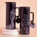 Wave Black Flasks