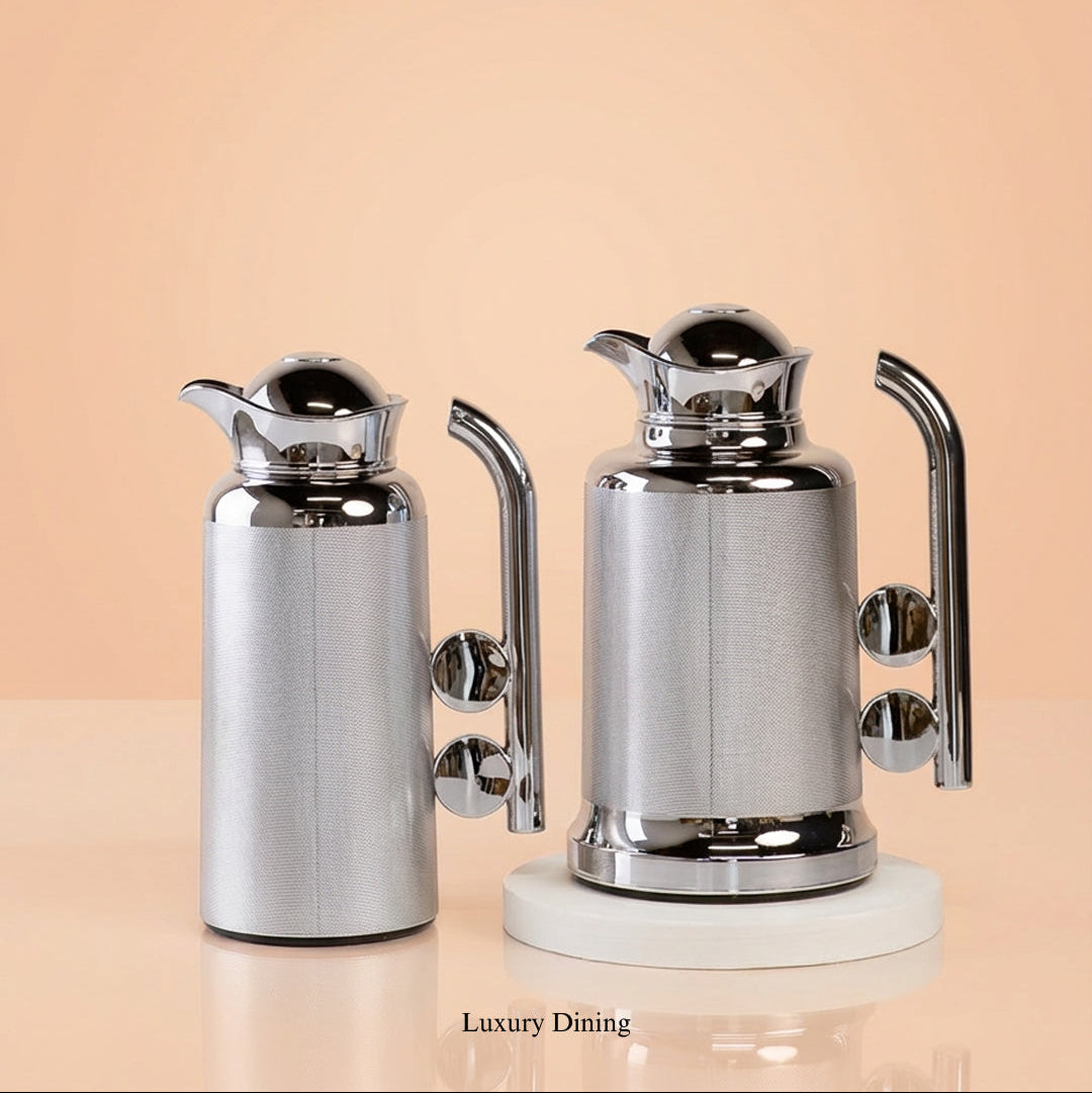 Chrome Silver Flasks