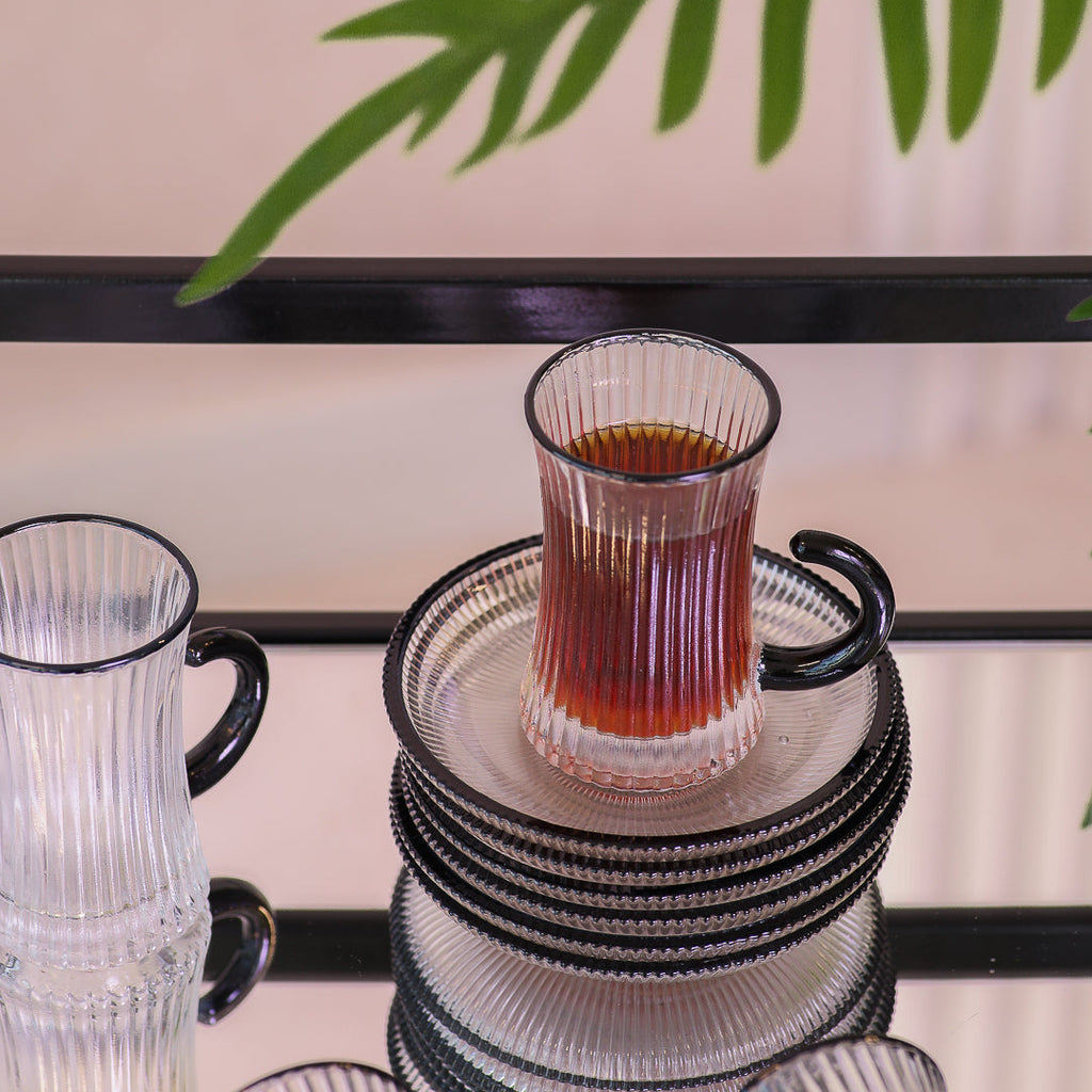 Black Line Tea & Coffee Set