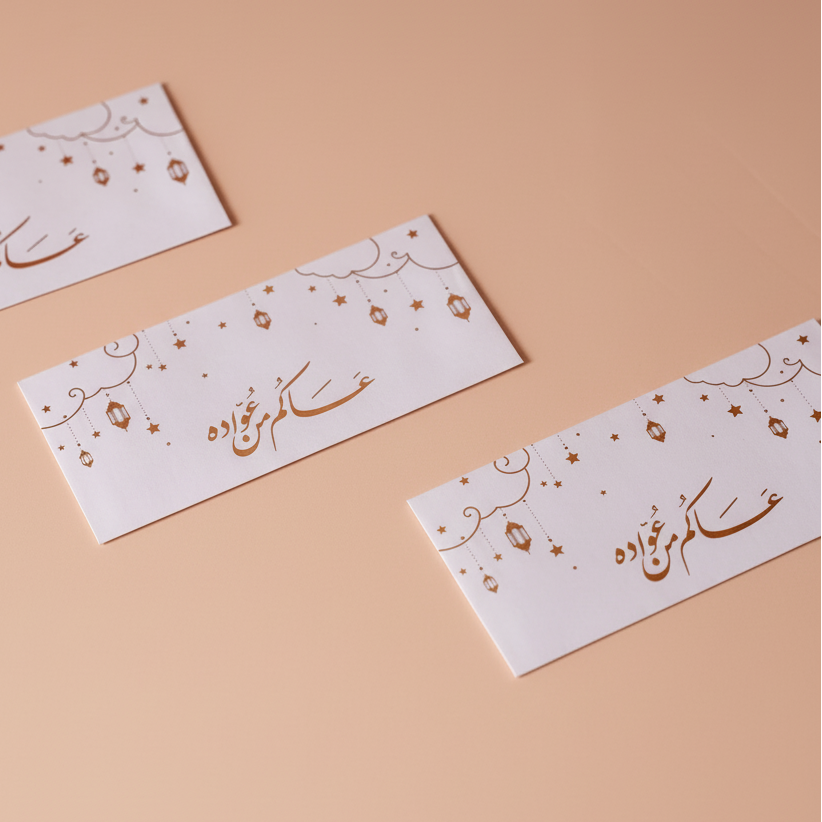 Gold Eid Envelopes