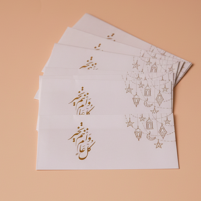 Gold Eid Envelopes