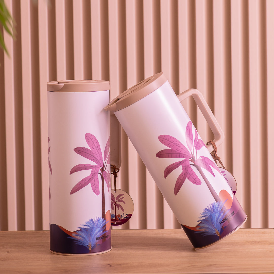 Palm Tree Flask Set