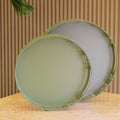 Palm Tree Round Tray Set