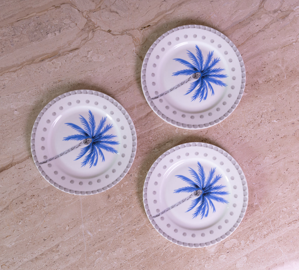 Palm Tree Dessert Plates